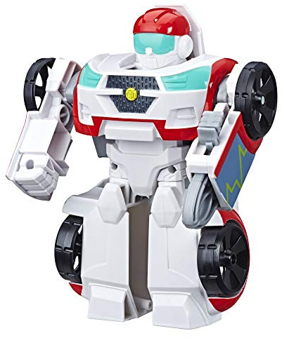 Transformers Playskool Heroes Rescue Bots Academy Medix Doc-Bot konverterande leksaksrobot, 15 cm actionfigur