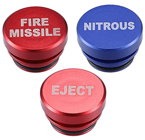 X AUTOHAUX Lighter Plug Cover Dustproof Socket Cap for Car Truck SUV Blue | Red, 12 Volt Accessory Plugs, W/ cover cap, Cigarette Lighter Plug