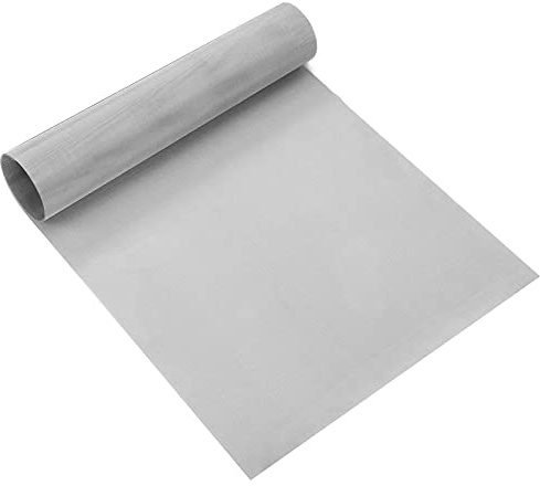 COYOUCO 304 Edelstahl-Drahtgeflecht Langlebig 26-500 Maschendraht 50X100cm Gewebtes Drahtgeflecht-Bildschirm Metallgitter Für DIY-Projekt Gartenentlüftungsabdeckung,500 Mesh