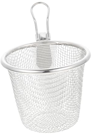 Cabilock 2 Pièces passoire en acier inoxydable louche en acier inoxydable louche passoire pot passette cuisine accessoire cuisine fournitures de cuisine panier de nouilles domestique fondue