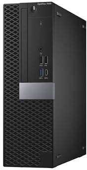 FAST Optiplex 7050 SFF PC, Intel Core i7 7th Gen (4 Cores Upto 4.20Ghz), 150Mbps USB WiFi Adapter Dongle, Windows 11 Pro OS (Renewed) (16GB DDR4 RAM - 512GB SSD)