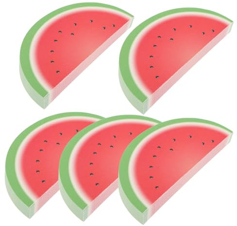 TOGEVAL Diy Cartoon Wassermelonen Memo Pads Notizblock Mit Abreißbaren Blättern Tragbarer Tagesplaner Notizbuch Für Schule Und Büro Nicht Klebend Langlebig Praktische Organisationshilfe