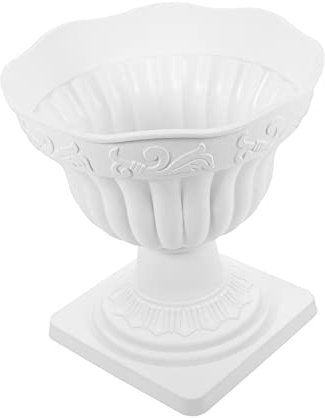 Parliky 2stücke Vintage Roman Column Blumentopf Aus Kunststoff Retro Pflanztopf Für Hochzeiten Und Gartendekoration Für Scindapsus Und Innen Sowie Außenbereiche