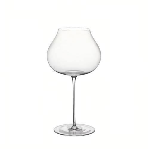 CONSTANCEY Set di bicchieri da vino rosso grandi, in cristallo soffiato a mano, senza piombo, grandi bicchieri bordeaux con stelo lungo, leggeri, trasparenti, per matrimoni,