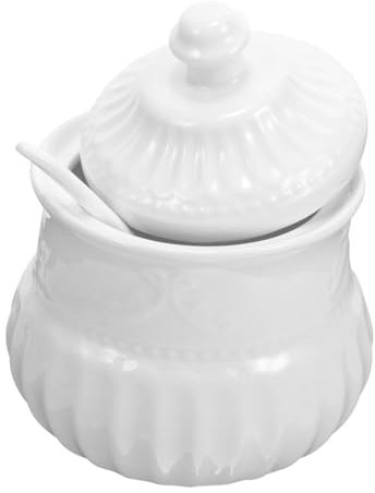 PHENOFICE Zuckerdose Aus Keramik Mit Deckel Für Zucker Aufbewahrung Vorratsdose Dekorativ Für Küche Und Einfach Zu Reinigen Verwenden