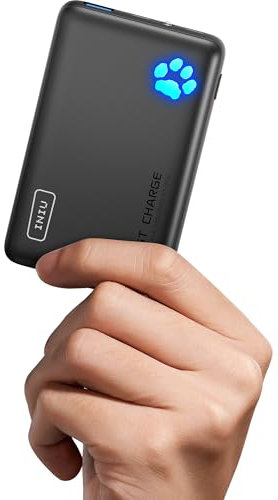 INIU Power Bank, 22,5W 10000mAh Schnelles Klein Aber Stark Powerbank, PD3.0 QC4.0 Backpacking Essentials Mini Externe Handyakkus, Kompatibel mit iPhone Samsung iPad Huawei Für Damen und Männer, Weiß