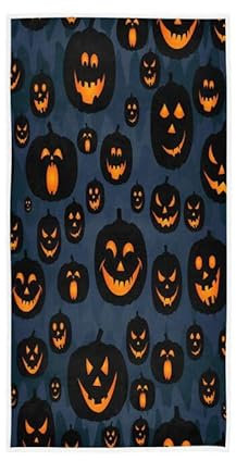 Sporthandtuch Gruselige Pumpkinse Halloween Saunahandtuch Praktischem Duschtücher Weich Handtücher Für Männer Hotel Damen 40X70Cm