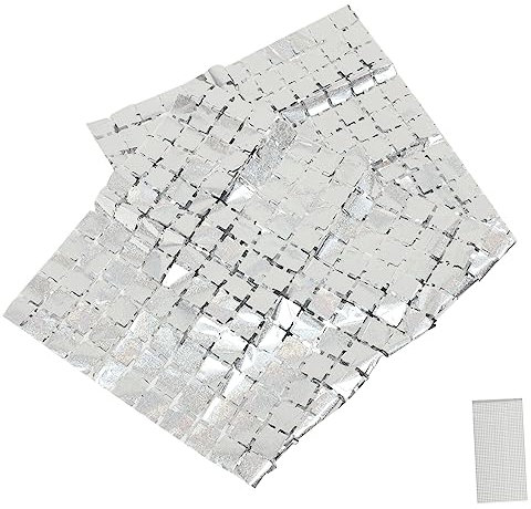 TOPBATHY Cortina De Borlas Láser Cortina De Flecos Decoración Para Fiestas De Cumpleaños Navidad y Eventos Para Ambientar Salas y Escenarios Festivos