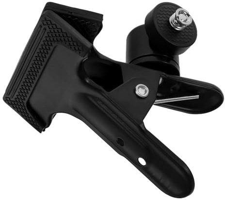 ABOOFAN 360grado Abrazadera Fuerte De Metal Grados Rotatorio Soporte para Trípode Fotografía Grabación De Vídeo Pinza De Alta Resistencia para Fondos Fotográficos y Montaje De Escritorio