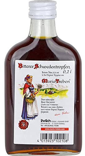 Hierbas suecas con alcohol 200ml Maria Treben