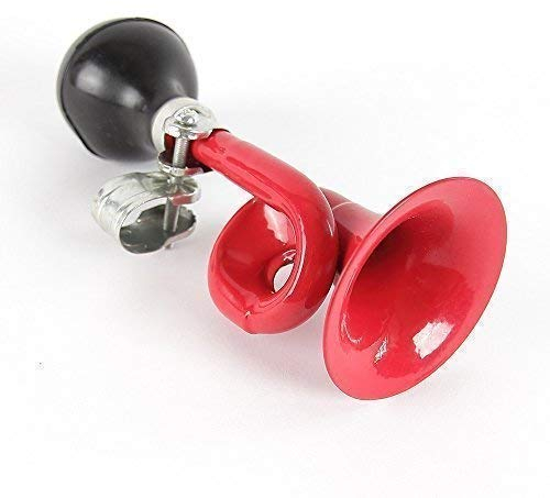 Fahrradglocke Glocke Fahrradklingel Fahrradhupe aus Metall (Hupe-Metall2) rot