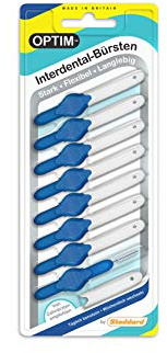 Stoddard OPTIM Interdentalbürsten 8er Packung, blau, 0,6mm Größe 3
