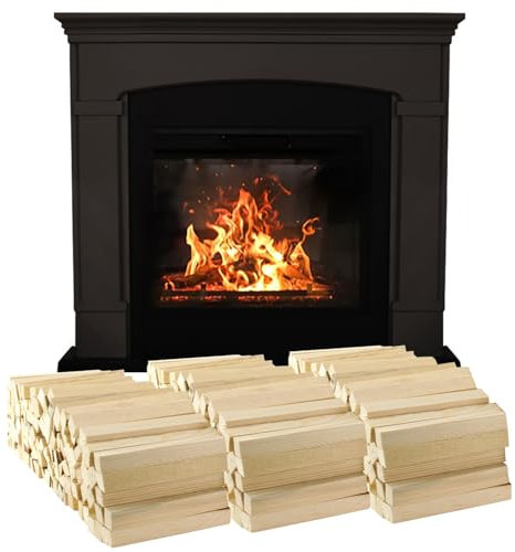 30 KG Anzündholz – trockenes Anfeuerholz Anzündhölzer– Anmachholz 20 cm lang – ofenfertiges Brennholz – Restfeuchte unter 15% – Made in Germany (30 KG)