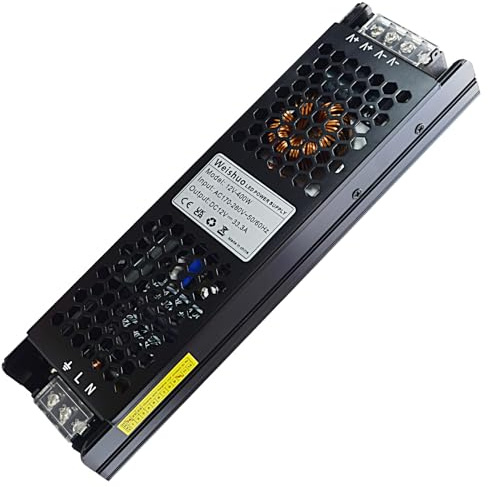 LED Trafo 12V 400W Konstante Spannung LED Trasformatore AC 220/230V auf DC 12 Volt 33.3 Ampere Schlankes Netzteil für LED-Streifen