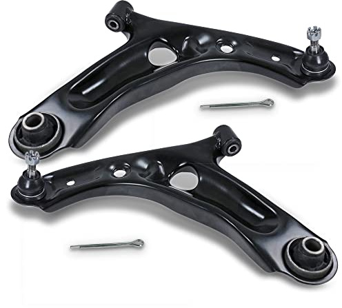 BESTPRICE 2x braccio di controllo asse anteriore inferiore sinistro e destro Compatibile con CITROËN C1 (PM_, PN_), PEUGEOT 107 (PM_, PN_), TOYOTA AYGO (_B1_)