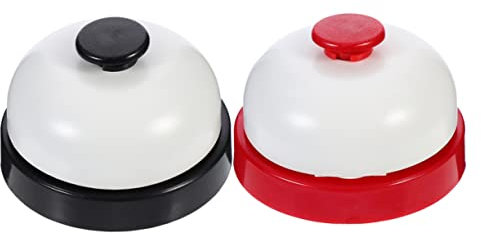 jojofuny 2pezzi Campanello di Chiamata in Acciaio Inossidabile Campanello per Servizio Clienti Ristorante