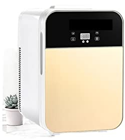 DieffematicBX Mini Frigo Mini réfrigérateur réfrigérateur Portable congélateur refroidisseur et plus chaud stockage soins de la peau cosmétique nourriture boisson pour une utilisation en voiture à dom