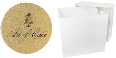 Art of cake® Cake Drum Board (13mm) with 14 Tall Box