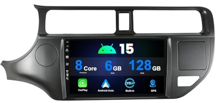 MISONDA 6GB+128GB 9 Pouces 2 Din Android 15 Autoradio Stéréo pour Kia Rio K3 2011-2017 Radio avec GPS Navi|BT|Carplay|Wi-FI|4G|RDS|USB|DSP|Soutien Dab+