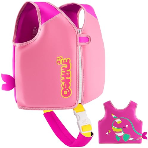 OSHYLE Giubbotto da Nuoto in Neoprene per Bambini - Aiuto Ideale per Il galleggiamento per Bambini
