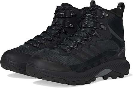 Merrell mäns Speed Strike 2 Mid vattentäta skor, Svart, 9