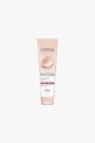 L'Oréal Paris Reinigungsgel für seltene Blumen, reinigt und befeuchtet die Haut, für trockene und empfindliche Haut
