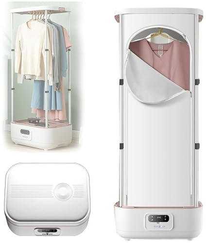 DDZJTPP Stiratrice Completamente Automatica Asciugatura Stiratrice Sospesa Integrata Domestica Stiratura a Vapore Stiratura dei Vestiti Stiratura dei Vestiti Rimozione Rughe Stoccaggio Pieghevole