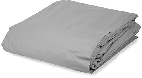 Folie rund 0,8 mm grau 250 x 120 cm, Deutsche Herstellung, Auskleidung, Innenhülle, Stahlwand, Pool, Keilbiese