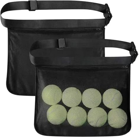 Tennis bollhållare | nät midja höft boll väska påse bärare | utomhus boll förvaringsväska nät boll väska midjeväska tennis för utomhus