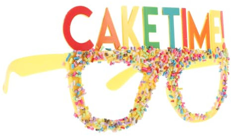 BESTOYARD Birthday Sonnenbrille Für Partys Lustige Und Wiederverwendbare Geburtstagsbrillen Bunten Farben Foto-Requisiten Für Unvergessliche Feiern