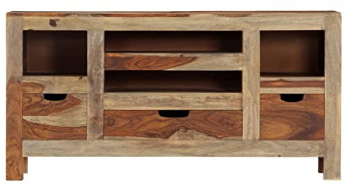 HEFZGDB Sideboard 100x30x50 cm Massivholz Palisander Sideboard Flur Küchenschrank Vorratsschrank Küche Vitrinenschrank Wohnzimmer für Speisesaal Wohnstube Küche Café