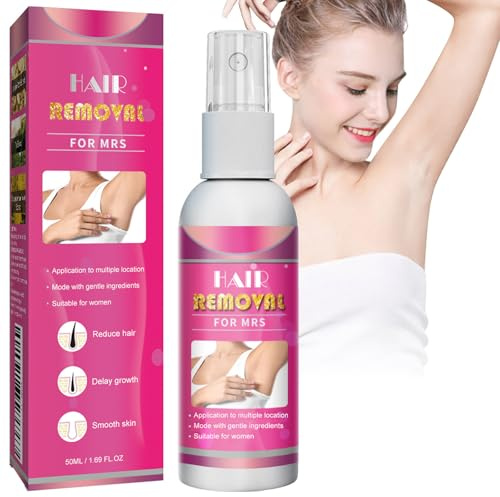 Hair Removal - for Women - Gentle Depilatory Cream for Legs, Arms, Underarms, and Private Areas - Effective Solution for Sensitive Skin