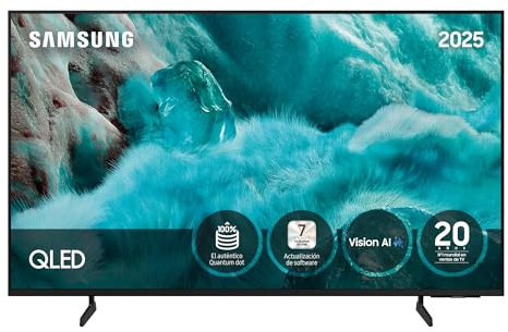 Samsung TV 55 Pulgadas QLED Q7F 4K Smart TV con Vision AI, 100% Volumen de Color con Quantum Dot y más de 500 Canales