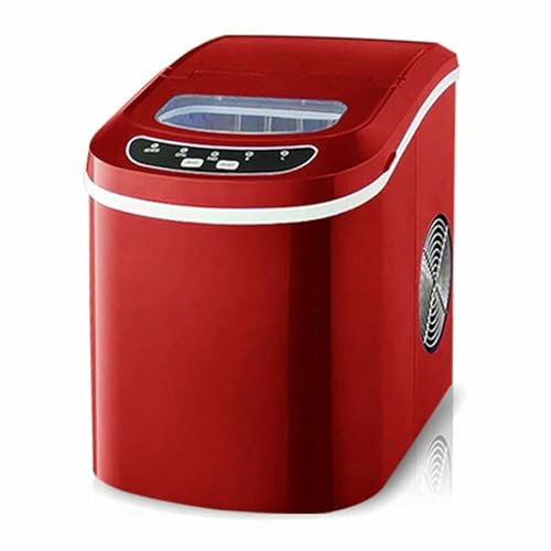 BTOIASYHF Macchina per Il Ghiaccio da banco, compatta e Automatica, 9 cubetti Pronti in 8 Minuti, Macchina per Il Ghiaccio Portatile