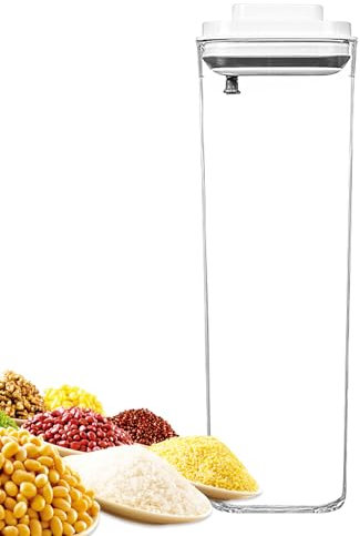 FANGZ Sealed Coffee Container | Food Coffee Bean Vacuum Storage,Manual Sealer, Kitchen Supplies, Stackable Dispenser For Sugar Flour Cereal Candy