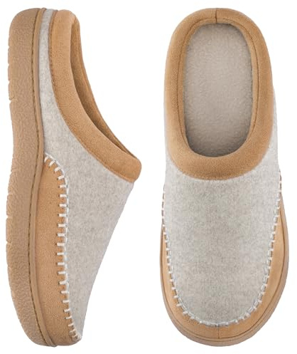 Zigzagger Women's Slip On Moccasin Slippers, Microsuede Indoor/Outdoor Comfy House Shoes with Memory Foam