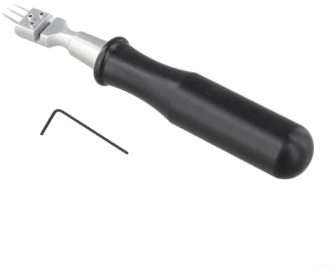 Marteau d'accordage pour piano à 3 aiguilles, levier en alliage d'aluminium pour réglage des cordes, noir, 15 cm
