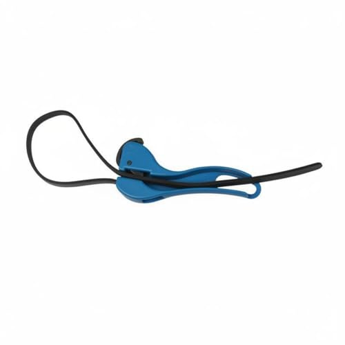 Hellery Chiave a Cinghia in Gomma Chiave a Nastro Giratubi Bloccabile Pinza con Cinghia Antiscivolo in Gomma per Serraggio E Sblocco Adatta per Officina Fai, Blu, 6 Pollici