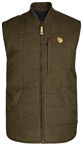 Fjällräven Herren Grimsey Weste, Dark Olive, XL EU
