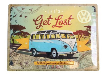 Nostalgic-Art 40361132315 Targhe, Metallo, Multicolore, 40x0x30