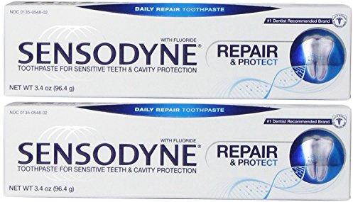 Sensodyne Toothpaste - Repair & Protect - Daily Repair W/fluoride 3.4 Oz. (Pack 2) by Sensodyne