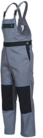 Gahibre Peto trabajo gris con elásticos, extra confortable