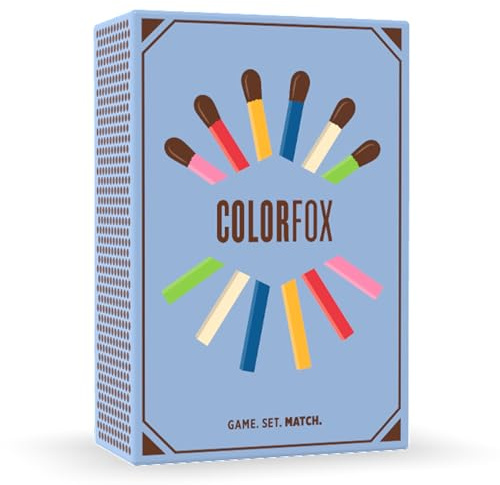 helvetiq - Colorfox - Juego Educativo y Familiar - Juego Amigos - Juego de Cartas y Estrategia - a Partir de 6 años - 20' - Tres Niveles de dificultad