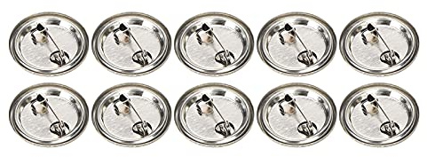 Button Kit für Badge Making Supplies, Klare DIY Runde Knöpfe ohne Rost, Wiederverwendbare Bastel-Sets für Geschenke Souvenirs (25mm/1.0in)