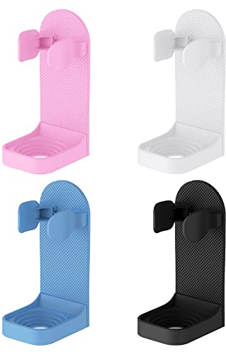 4 Stück elektrische Zahnbürstenhalter mit Starkem Selbstklebendem Aufkleber Wandmontierter Zahnbürstenständer Einstellbarer Elektrischer Zahnbürstenhalter (4 Farben)