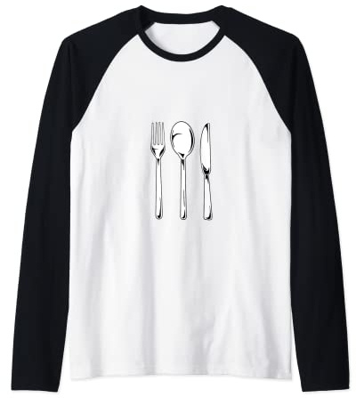 Couteau, fourchette et cuillère Manche Raglan