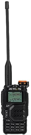 Retevis RA79 Walkie Talkie Professional, Dual Band Ham Radio with Channel Sync, Air Band Reception, 1400mAh Battery Handheld Radio for Travelling, Hiking, Long Distance Two Way Radio (1Pcs)
