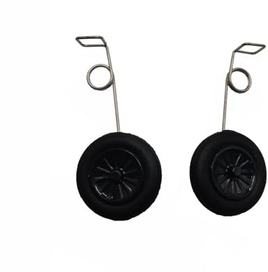 JIAFANRC Carrello di atterraggio anteriore P7611106 per VOLANTEX RC 761-5V2 P51 Mustang/76108B/761-11/761-12/761-13/761-14/761-15/761-16/761-17 Ricambi