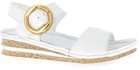 Andrea Conti Women's Sandals, White, 8 Women