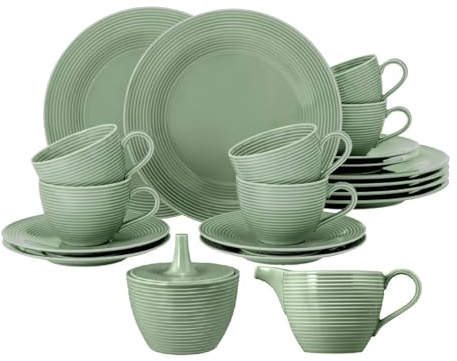 Generisch Seltmann Weiden Beat Service à café vert sauge 20 pièces